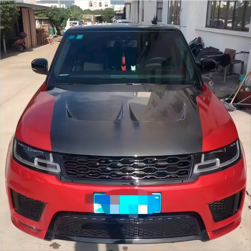 Custom Carbon Fiber Hood Bonnet for Range Rover Factory-Spot Engine Hoods New Condition Custom Manufacturing by for